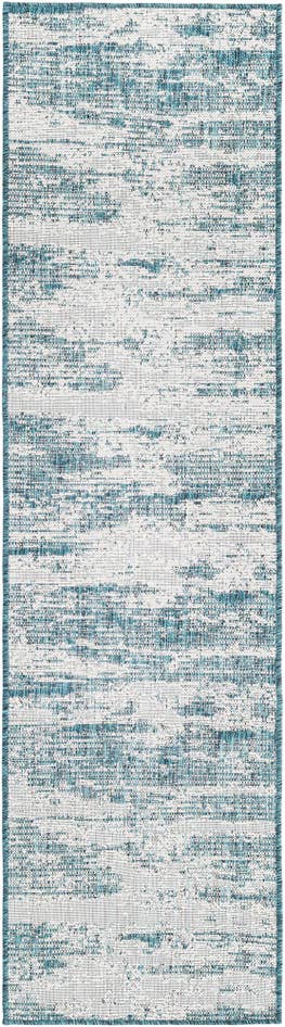 Detail image of 2' x 8' Easy-Clean Modern Indoor / Outdoor Runner Rug
