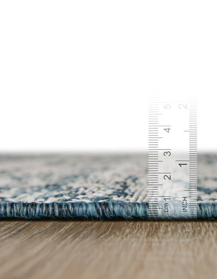 Detail image of 2' x 6'  Washable Modern Indoor / Outdoor Runner Rug