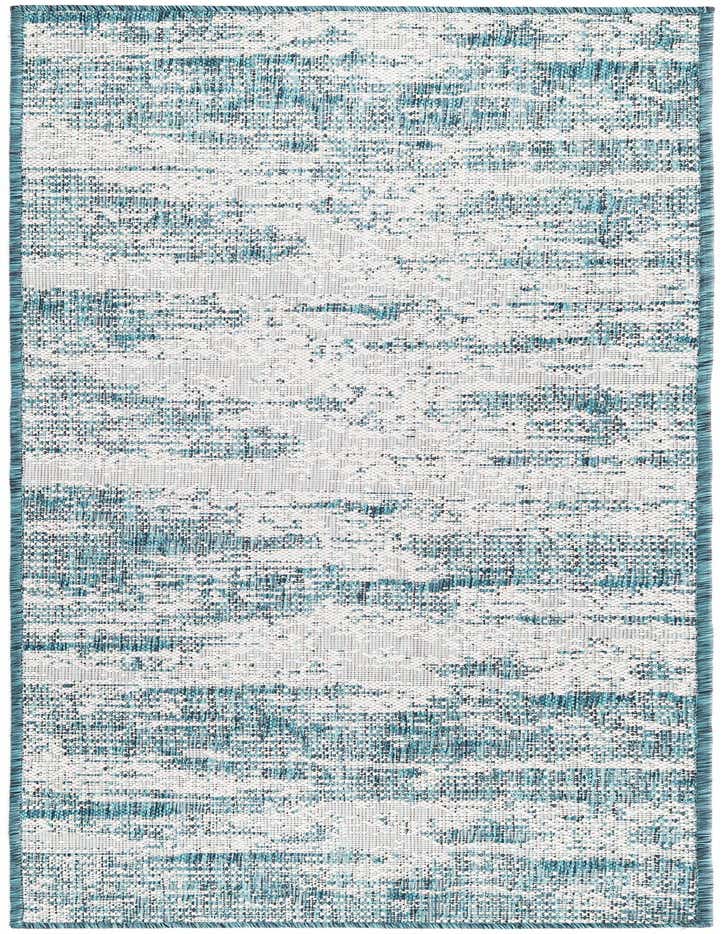 2' x 6' Easy-Clean Modern Indoor / Outdoor Runner Rug