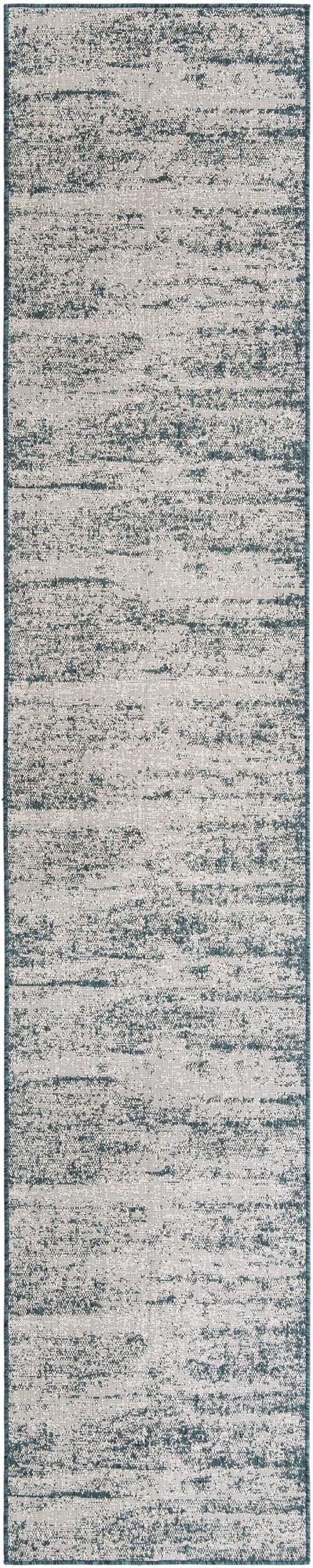 Primary image 2' 7 x 14'  Washable Modern Indoor / Outdoor Runner Rug