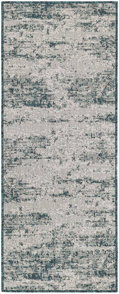 Detail image of 2' x 5' Easy-Clean Modern Indoor / Outdoor Runner Rug