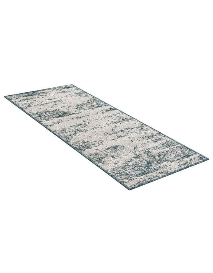 2' x 5' Easy-Clean Modern Indoor / Outdoor Runner Rug