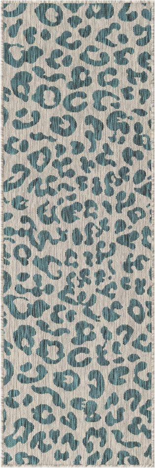 Detail image of 2' x 6' Easy-Clean Safari Indoor / Outdoor Runner Rug
