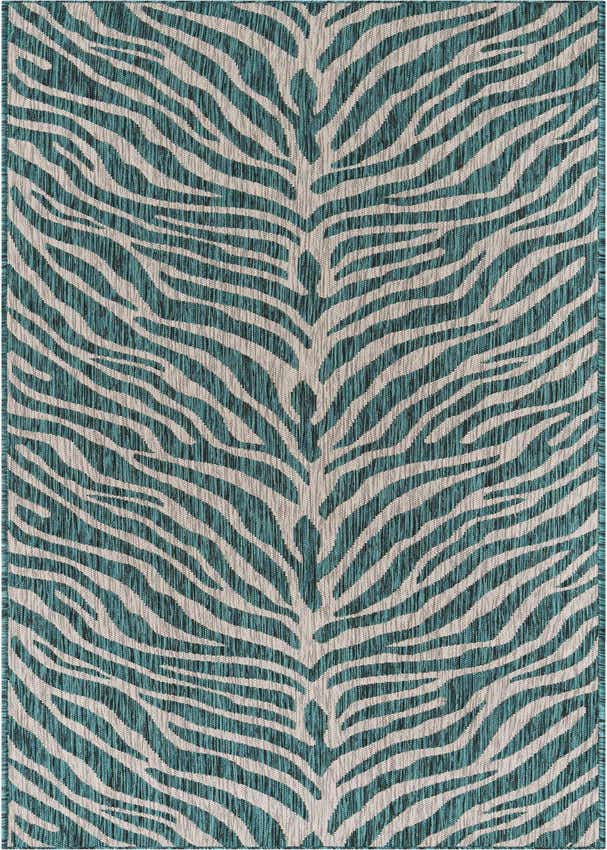 2' 7 x 10' Easy-Clean Safari Indoor / Outdoor Runner Rug