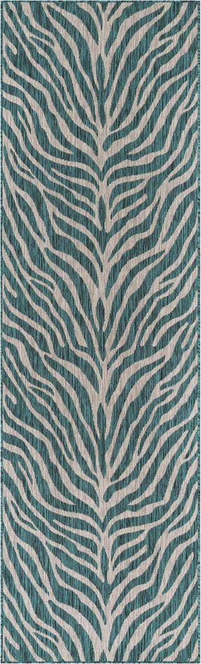 Detail image of 2' 7 x 10' Easy-Clean Safari Indoor / Outdoor Runner Rug