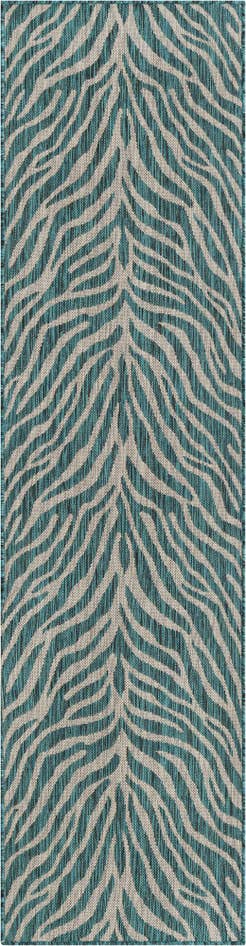 Detail image of 2' x 8' Easy-Clean Safari Indoor / Outdoor Runner Rug