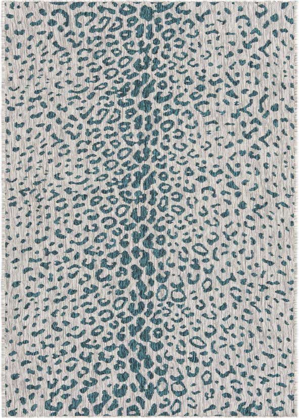 2' 7 x 10' Easy-Clean Safari Indoor / Outdoor Runner Rug
