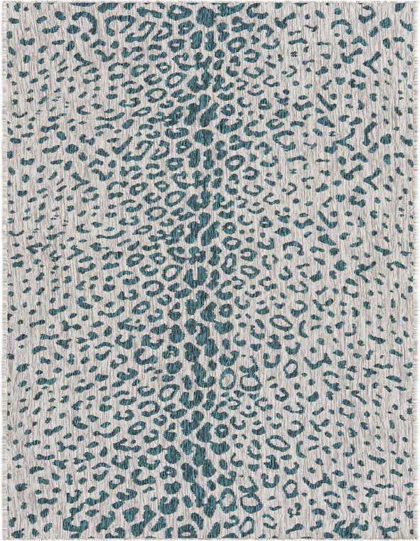 2' 7 x 10' Easy-Clean Safari Indoor / Outdoor Runner Rug