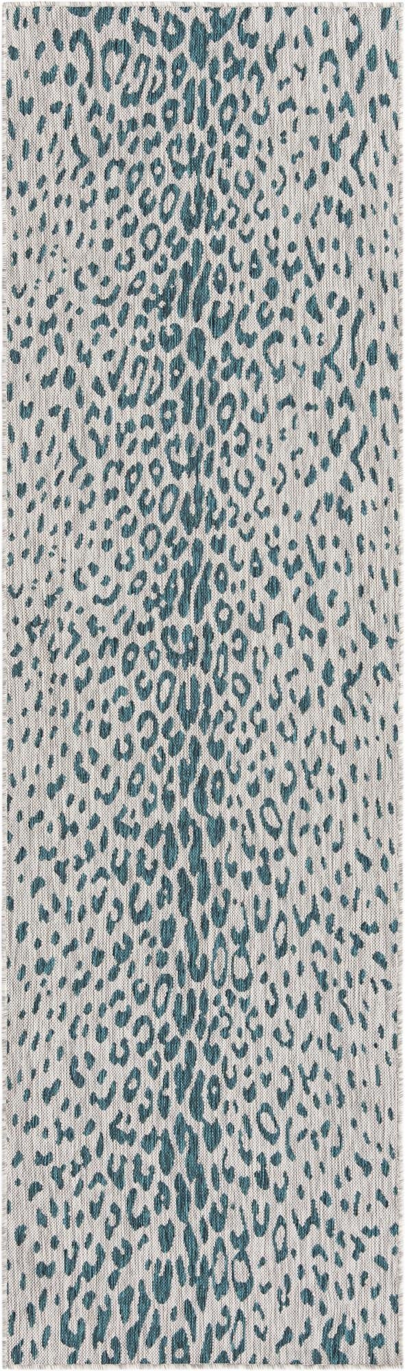 Primary image 2' 7 x 10'  Washable Safari Indoor / Outdoor Runner Rug