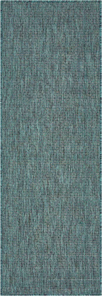 2' x 6' Easy-Clean Solid Indoor / Outdoor Runner Rug