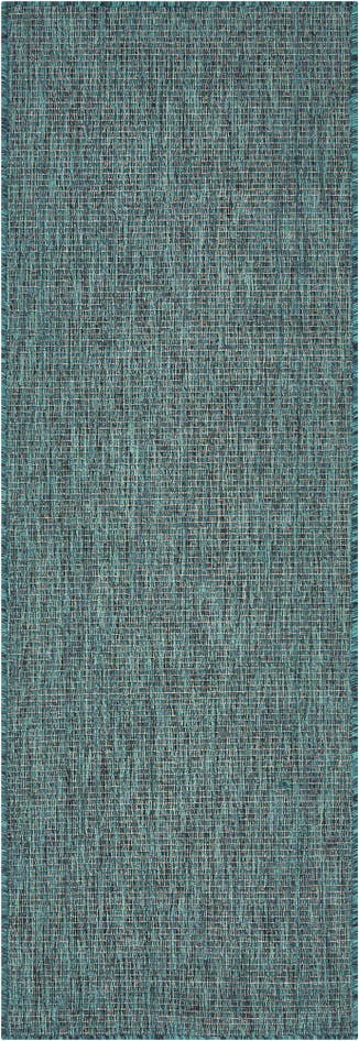 Detail image of 2' x 6' Easy-Clean Solid Indoor / Outdoor Runner Rug
