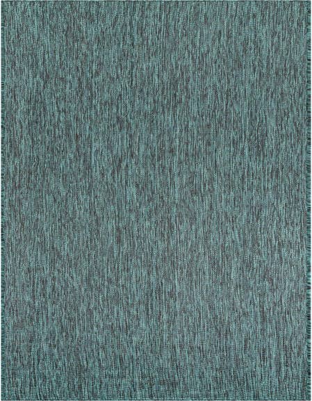 Detail image of 2' 7 x 12' Easy-Clean Solid Indoor / Outdoor Runner Rug