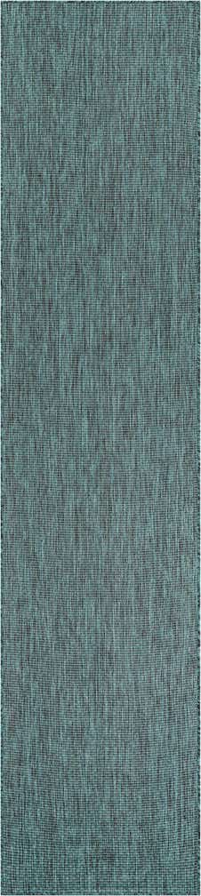 2' 7 x 12' Easy-Clean Solid Indoor / Outdoor Runner Rug