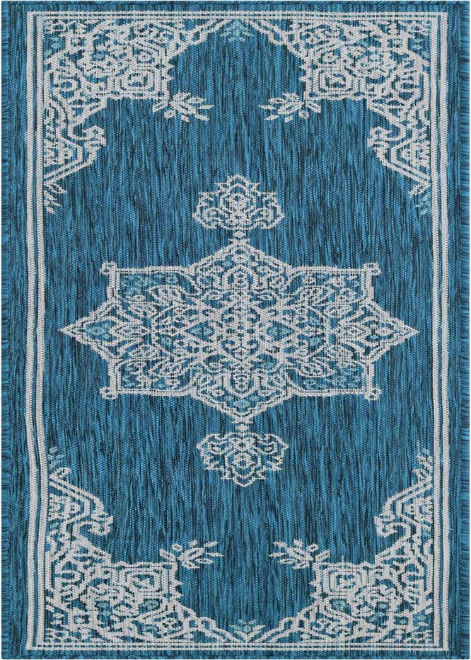 2' x 6' Easy-Clean Traditional Indoor / Outdoor Runner Rug