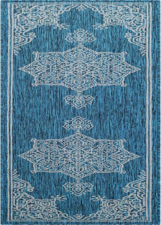 2' x 8' Easy-Clean Traditional Indoor / Outdoor Runner Rug