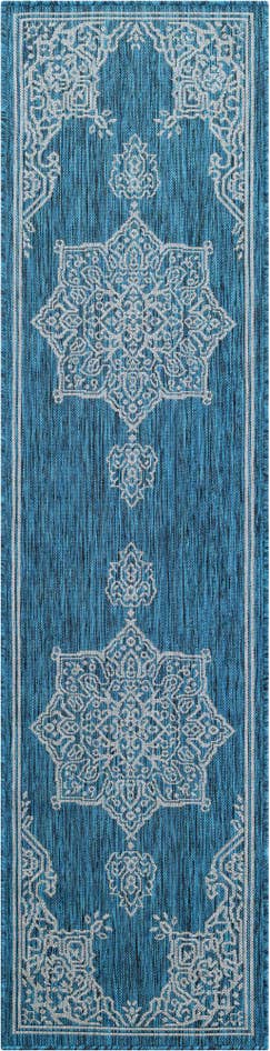 Detail image of 2' x 8' Easy-Clean Traditional Indoor / Outdoor Runner Rug