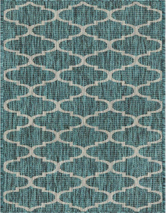 2' x 6' Easy-Clean Trellis Indoor / Outdoor Runner Rug
