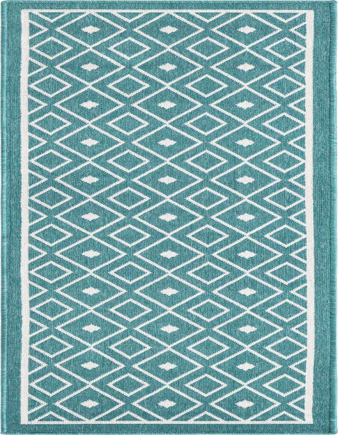 2' x 6' Easy-Clean Trellis Indoor / Outdoor Runner Rug