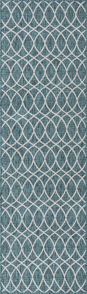 3' x 10' Easy-Clean Trellis Indoor / Outdoor Runner Rug