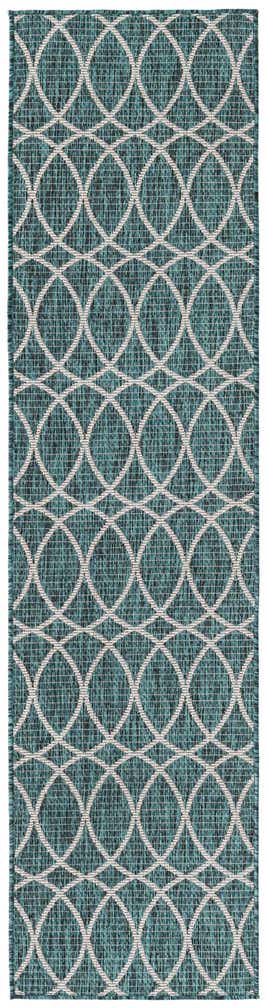 2' x 7' 10 Easy-Clean Trellis Indoor / Outdoor Runner Rug