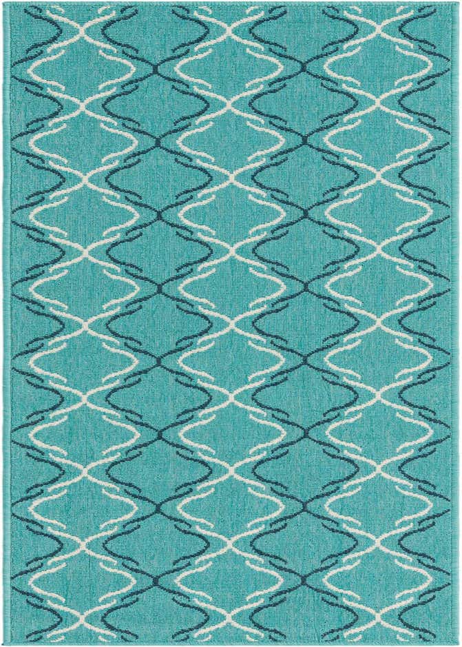 2' x 6' Easy-Clean Trellis Indoor / Outdoor Runner Rug