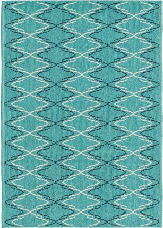 2' x 8' Easy-Clean Trellis Indoor / Outdoor Runner Rug