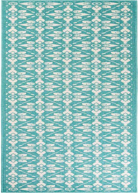 2' 7 x 12' Easy-Clean Trellis Indoor / Outdoor Runner Rug