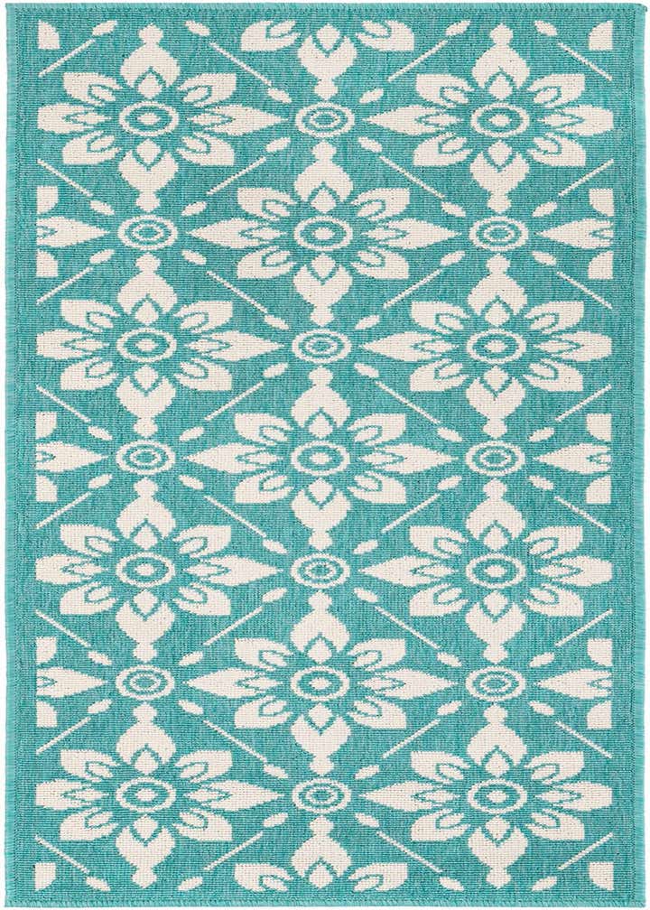 2' x 5' Easy-Clean Trellis Indoor / Outdoor Runner Rug