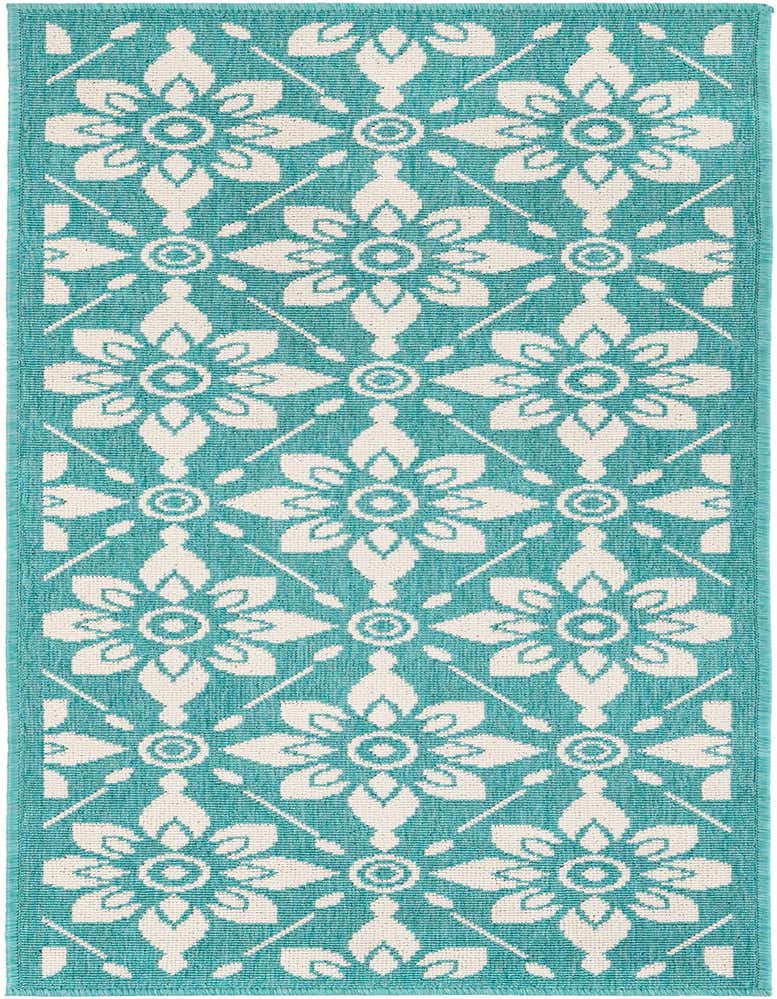 2' x 5' Easy-Clean Trellis Indoor / Outdoor Runner Rug