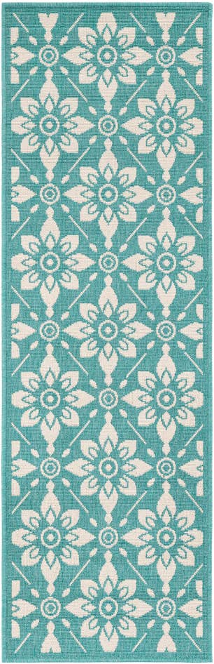 Detail image of 2' x 6' Easy-Clean Trellis Indoor / Outdoor Runner Rug