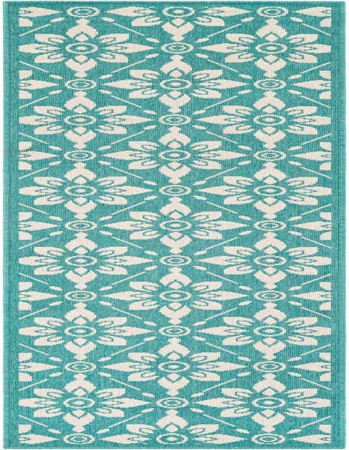 2' x 8' Easy-Clean Trellis Indoor / Outdoor Runner Rug
