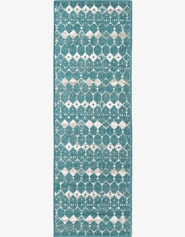 2' x 6' Easy-Clean Trellis Indoor / Outdoor Runner Rug