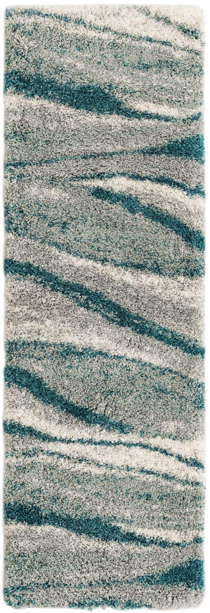 2' 7 x 8' Soft Touch Shag Runner Rug