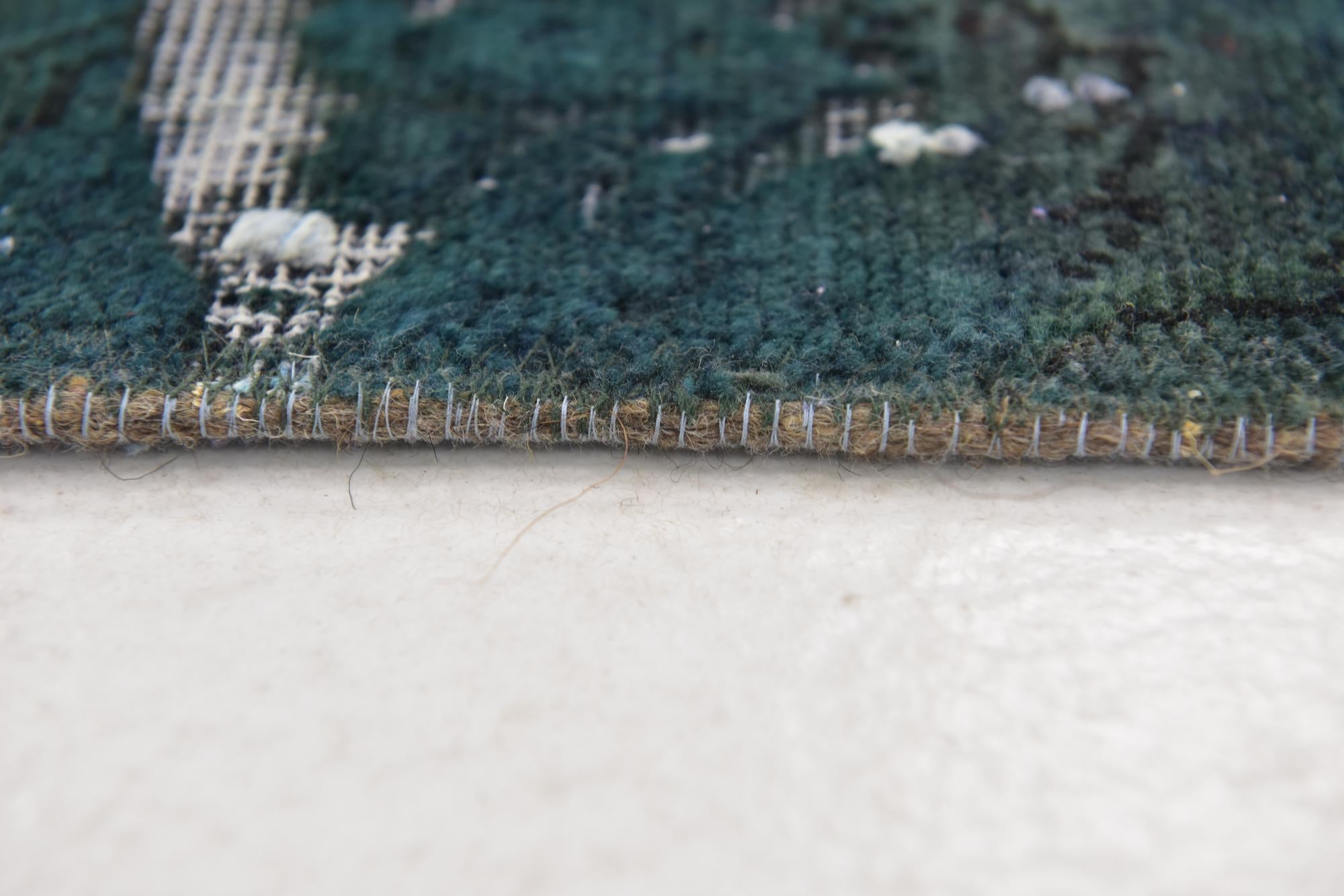 2' 7 x 7' Hand Knotted Ultra Vintage Persian Wool Runner Rug