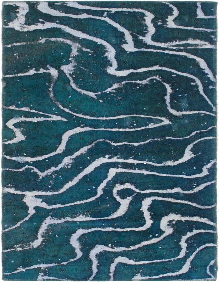 Detail image of 2' 7 x 7' Hand Knotted Ultra Vintage Persian Wool Runner Rug