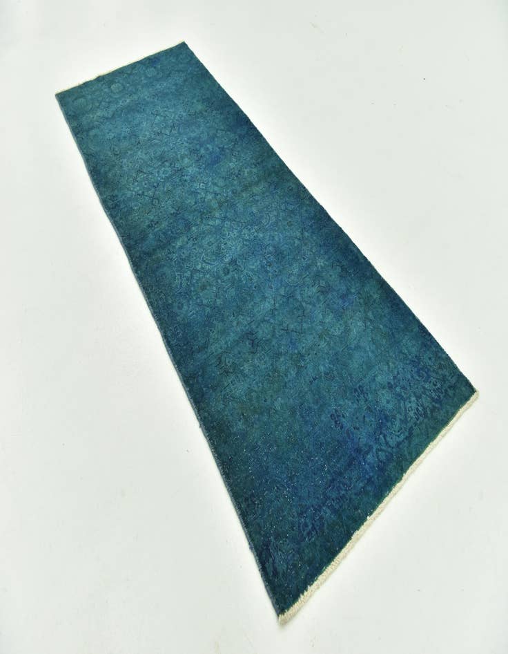 Detail image of 2' 10 x 7' 7 Hand Knotted Ultra Vintage Persian Wool Runner Rug