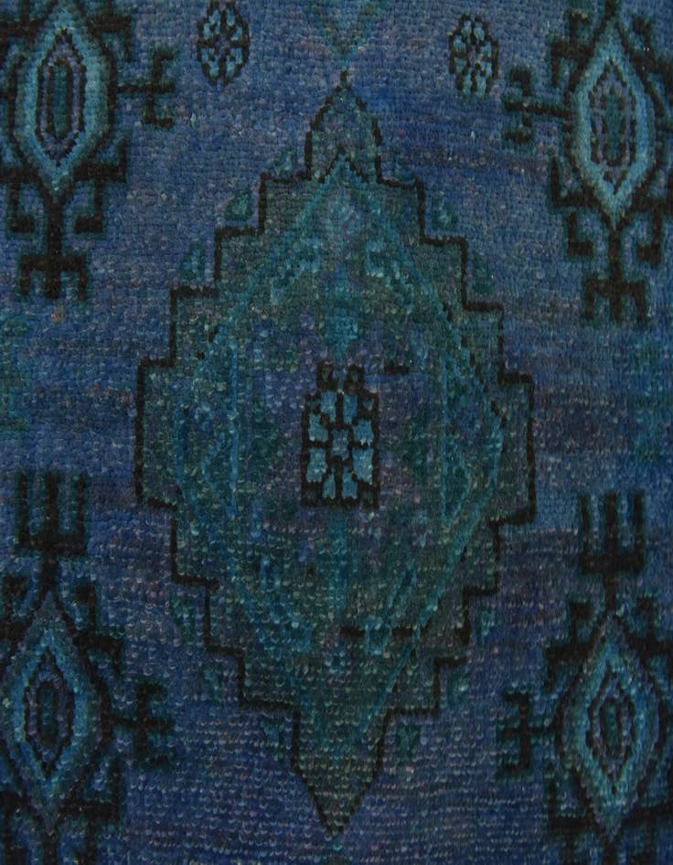 Detail image of 2' 10 x 9' Hand Knotted Ultra Vintage Persian Wool Runner Rug
