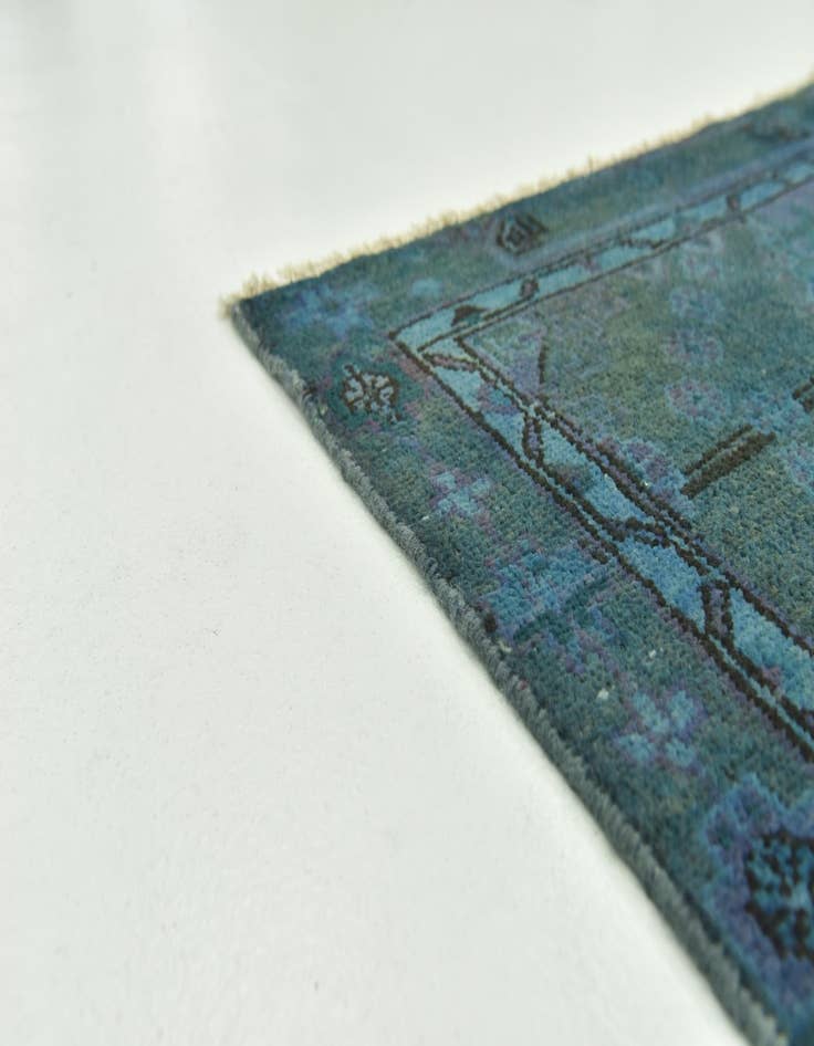 Detail image of 2' 10 x 9' Hand Knotted Ultra Vintage Persian Wool Runner Rug