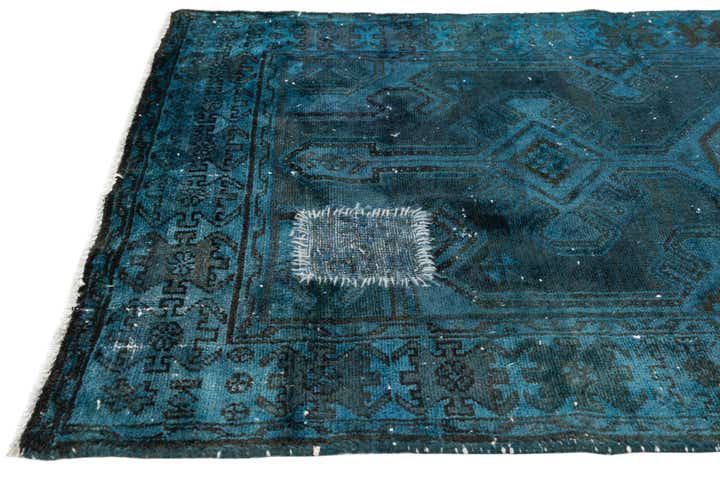 3' 6 x 9' 3 Hand Knotted Ultra Vintage Persian Wool Runner Rug
