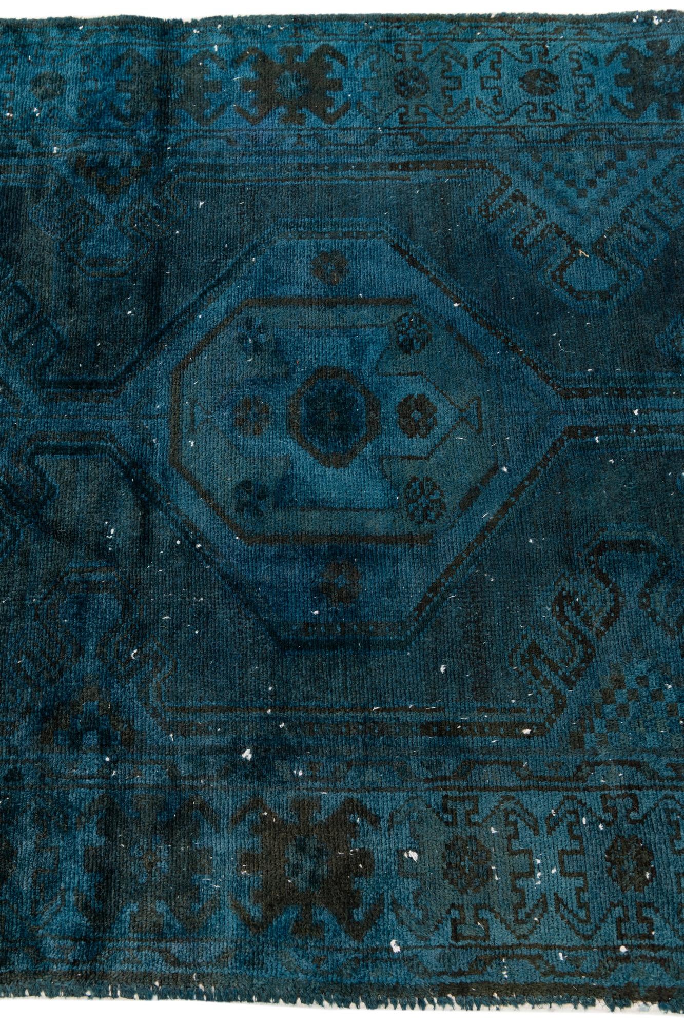 3' 6 x 9' 3 Hand Knotted Ultra Vintage Persian Wool Runner Rug