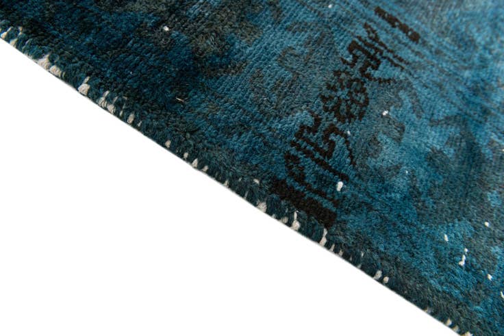 Detail image of 3' 6 x 9' 3 Hand Knotted Ultra Vintage Persian Wool Runner Rug