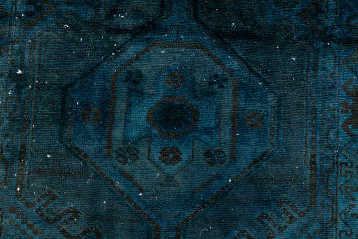 3' 6 x 9' 3 Hand Knotted Ultra Vintage Persian Wool Runner Rug