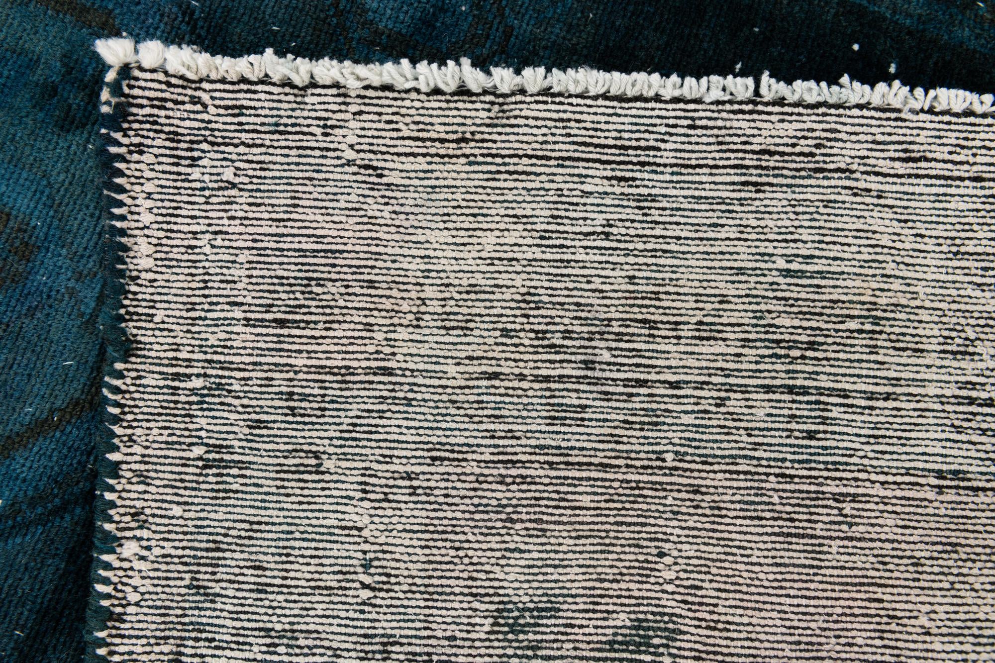 3' 6 x 9' 3 Hand Knotted Ultra Vintage Persian Wool Runner Rug