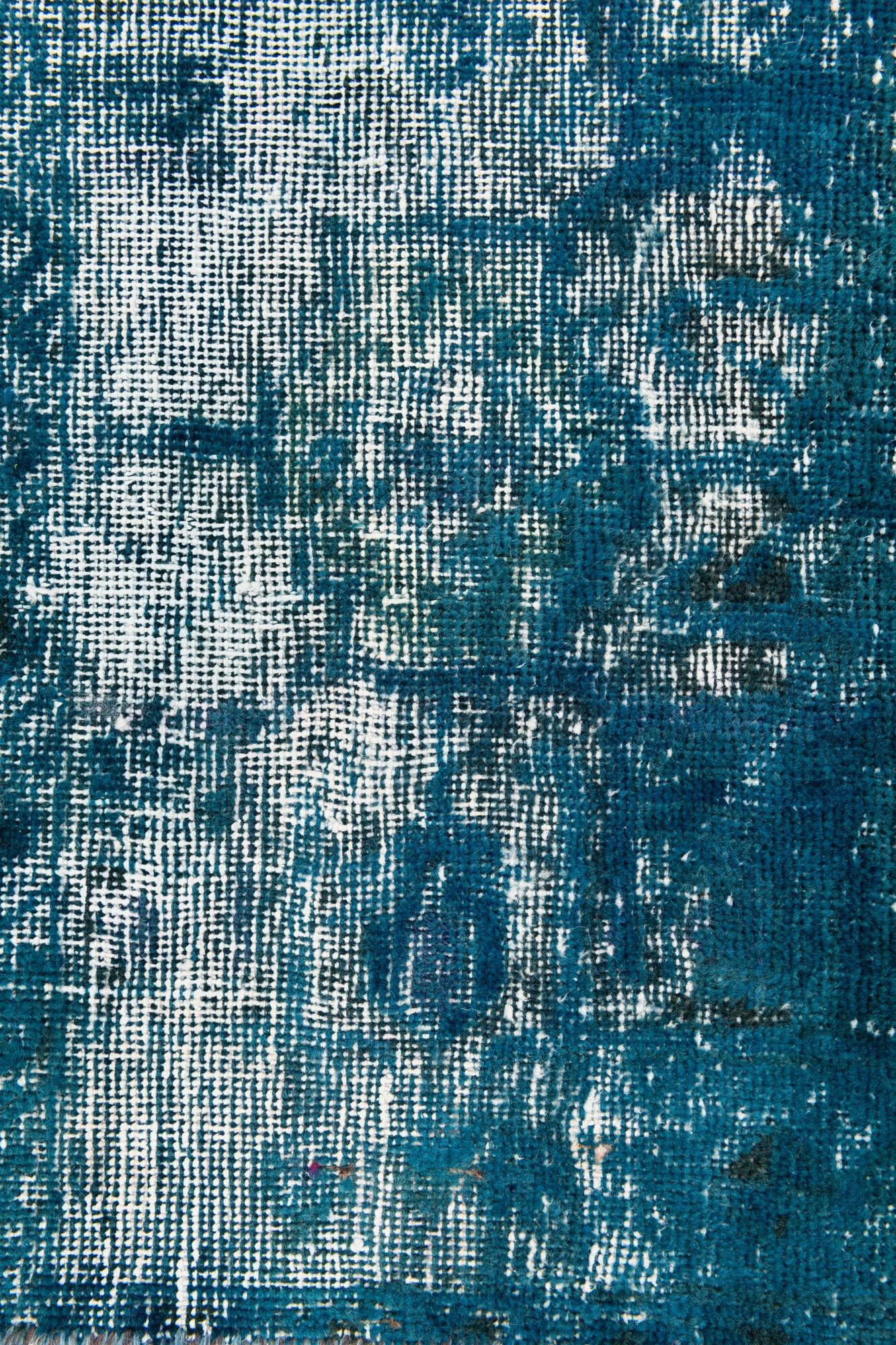 2' 5 x 10' 2 Hand Knotted Ultra Vintage Persian Wool Runner Rug