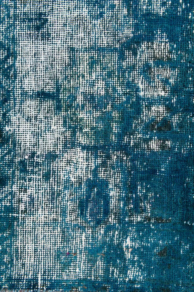 2' 5 x 10' 2 Hand Knotted Ultra Vintage Persian Wool Runner Rug