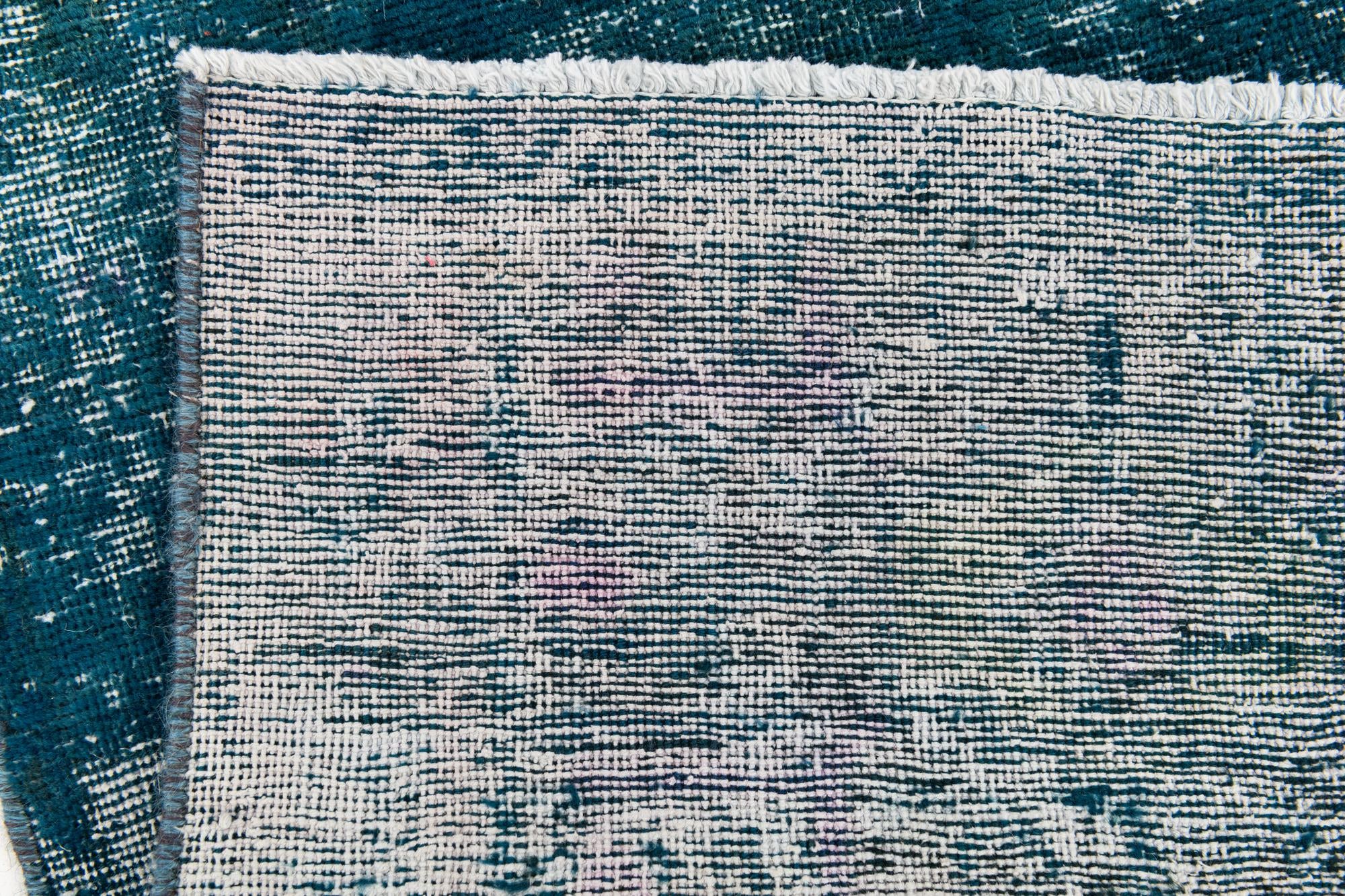 2' 5 x 10' 2 Hand Knotted Ultra Vintage Persian Wool Runner Rug