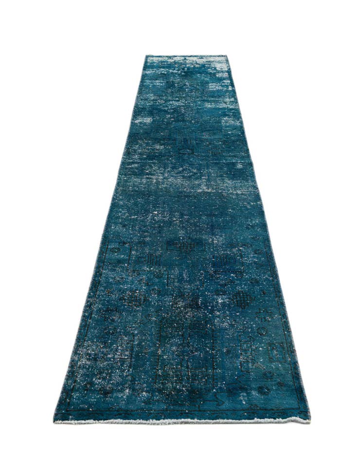 Detail image of 2' 5 x 10' 2 Hand Knotted Ultra Vintage Persian Wool Runner Rug