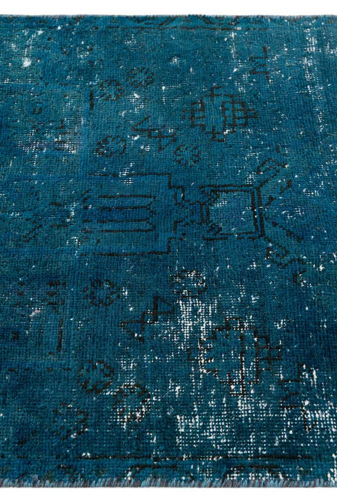 2' 5 x 10' 2 Hand Knotted Ultra Vintage Persian Wool Runner Rug