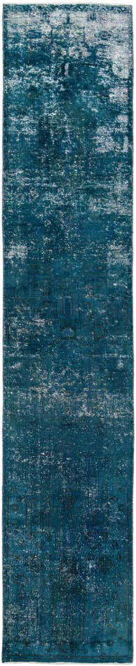Detail image of 2' 5 x 10' 2 Hand Knotted Ultra Vintage Persian Wool Runner Rug