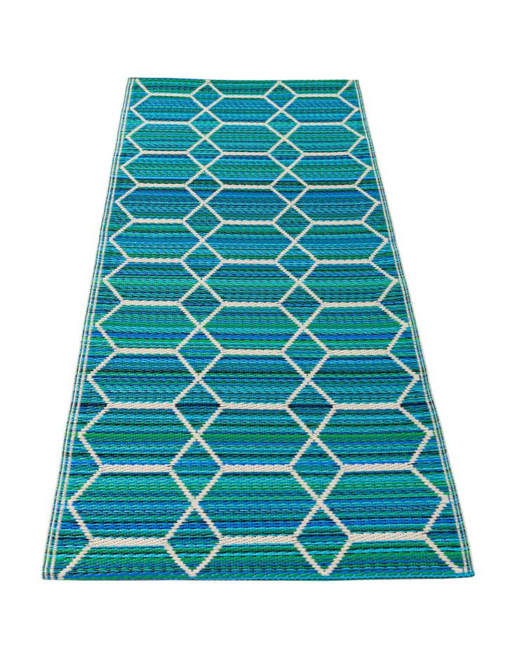 2' x 6' Easy-Clean Vista Breeze Indoor / Outdoor Runner Rug